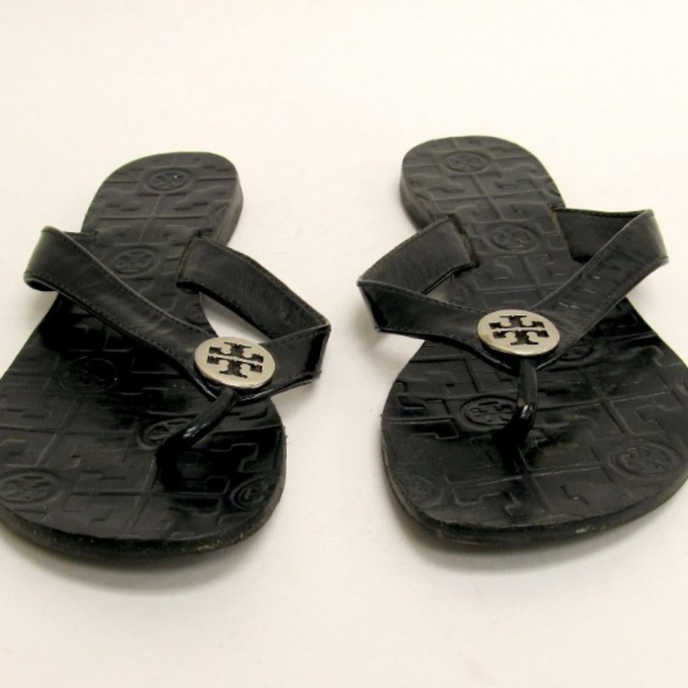 Leather Monogram Tory Burch Sandals